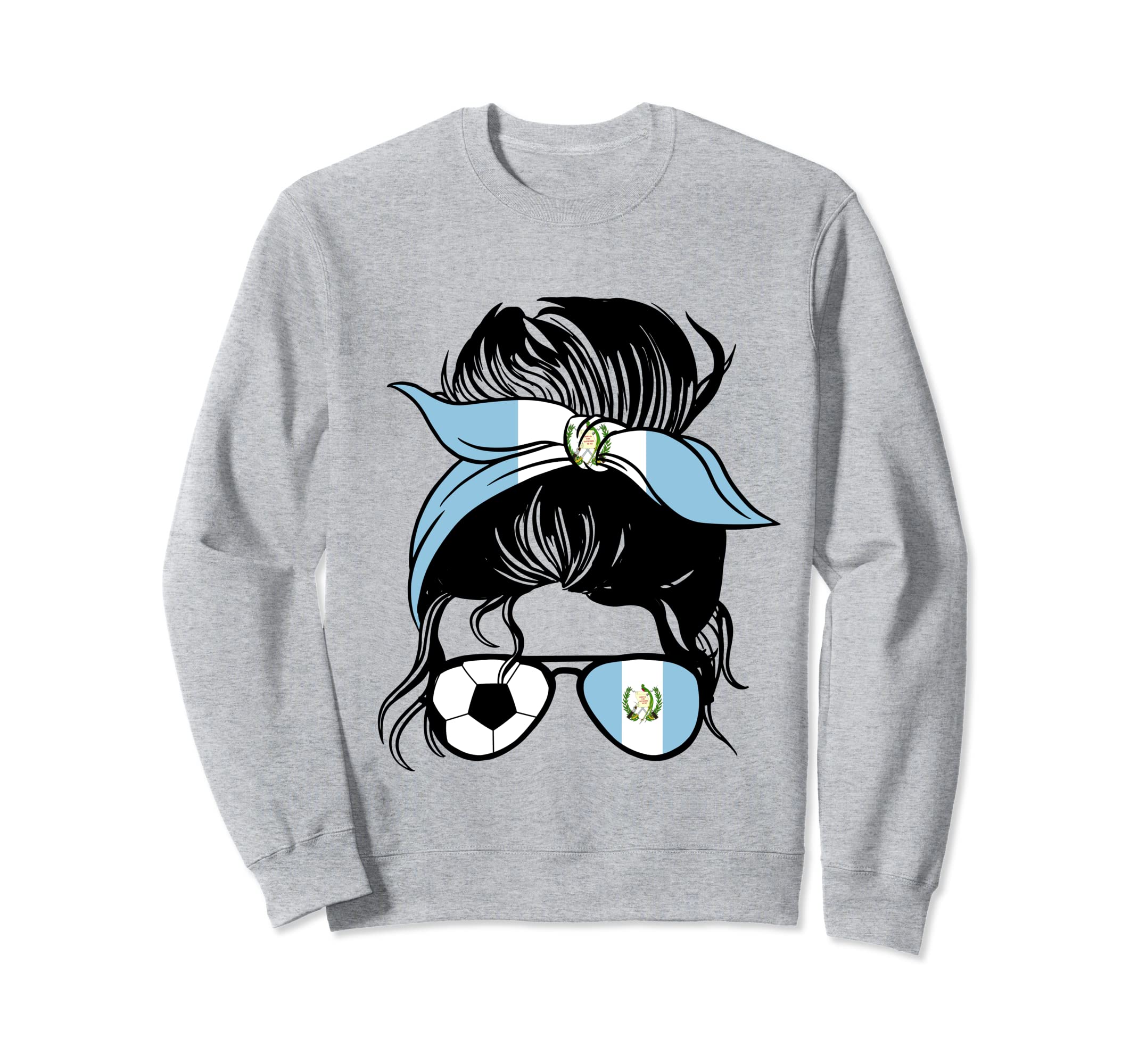 Guatemala Soccer Mom Mothers Day Sweatshirt - Custom Art Print Men Women - T-Shirt, Sweatshirt, Hoodie