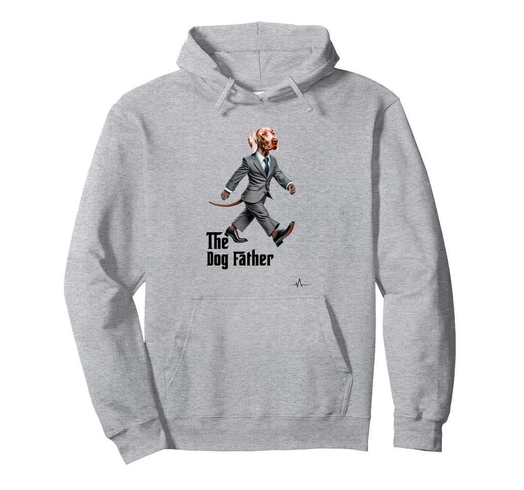 Dog Father Pet Funny Dog Dad Hoodie - Minimalist Print Men Women - T-Shirt, Sweatshirt, Hoodie