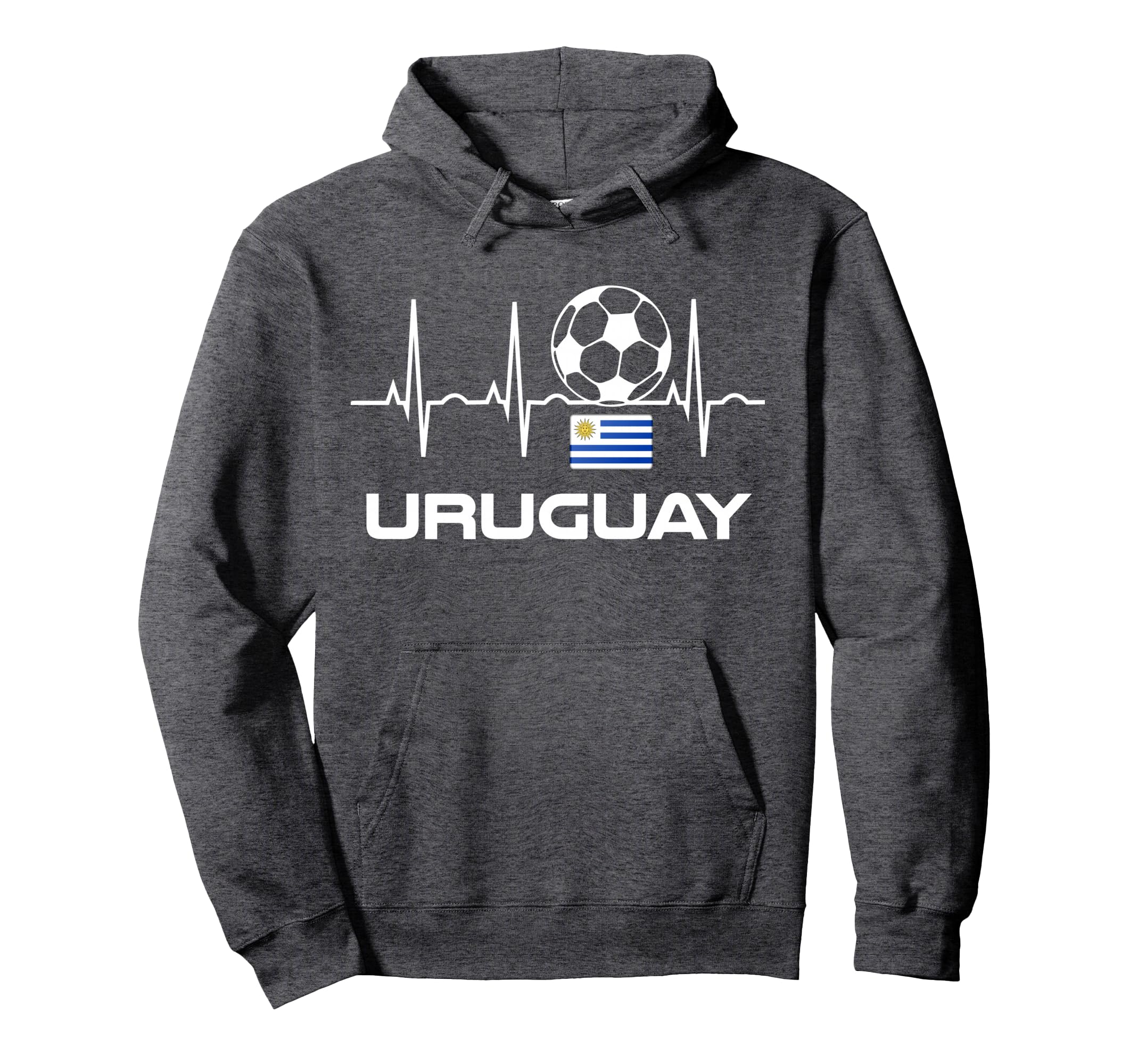 Uruguay Soccer Uruguay Futbol Hoodie - Minimalist Print for Adults - T-Shirt, Sweatshirt, Hoodie