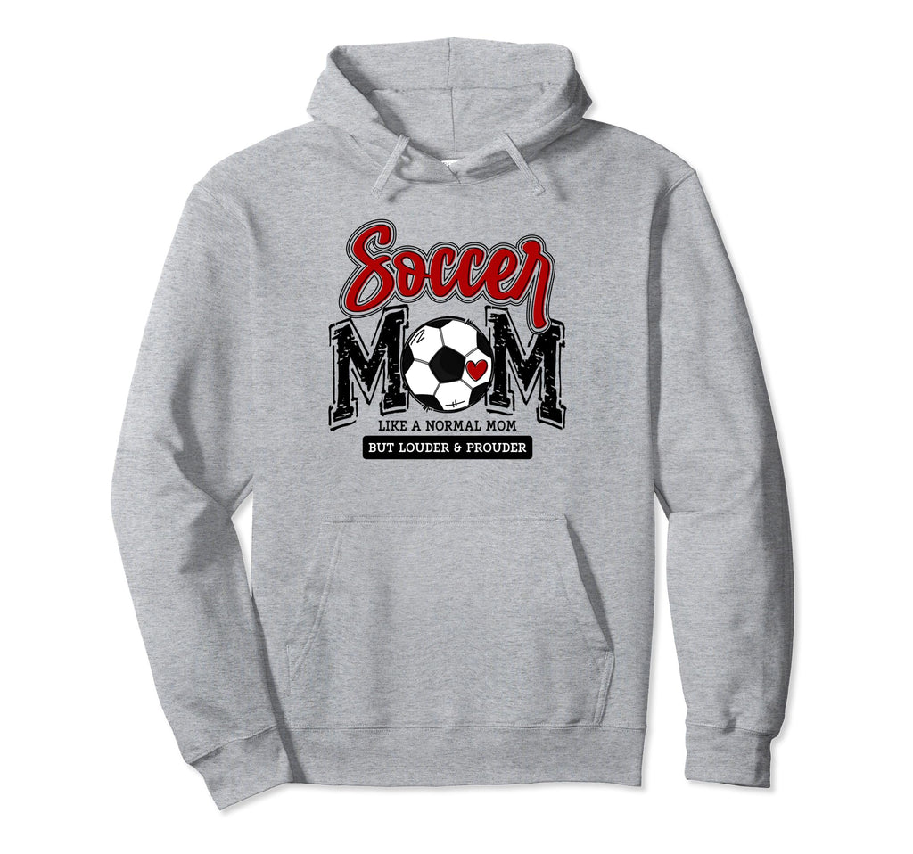Soccer Mom Red Soccer Player Calls Me Hoodie - Graphic Print Men Women - T-Shirt, Sweatshirt, Hoodie