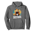 Soccybara Delight Capybara Football Hoodie - Trendy Graphic Men Women - T-Shirt, Sweatshirt, Hoodie