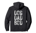 Funny Dog Dad Bod Pet Owner Fitness Gym Hoodie - Graphic Print Men Women - T-Shirt, Sweatshirt, Hoodie