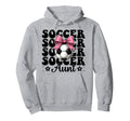 Soccer Aunt Soccer Auntie Coquette Bow Hoodie - Fun Novelty Design Unisex - T-Shirt, Sweatshirt, Hoodie