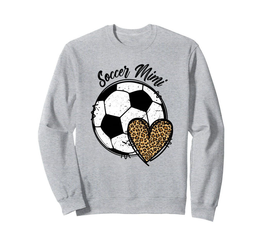Soccer Mimi Grandma Heart Mimi Sweatshirt - Fun Novelty Design Men Women - T-Shirt, Sweatshirt, Hoodie