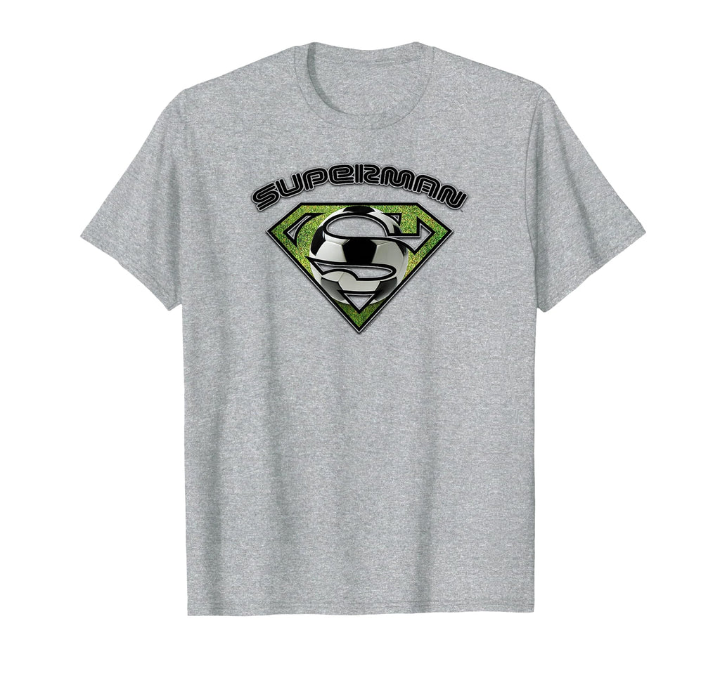 Superman Soccer Shield T-Shirt - Unique Graphic for Adults - T-Shirt, Sweatshirt, Hoodie