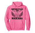 Motorcycles And Mascara Biker Funny Biker Hoodie - Unique Graphic Unisex - T-Shirt, Sweatshirt, Hoodie