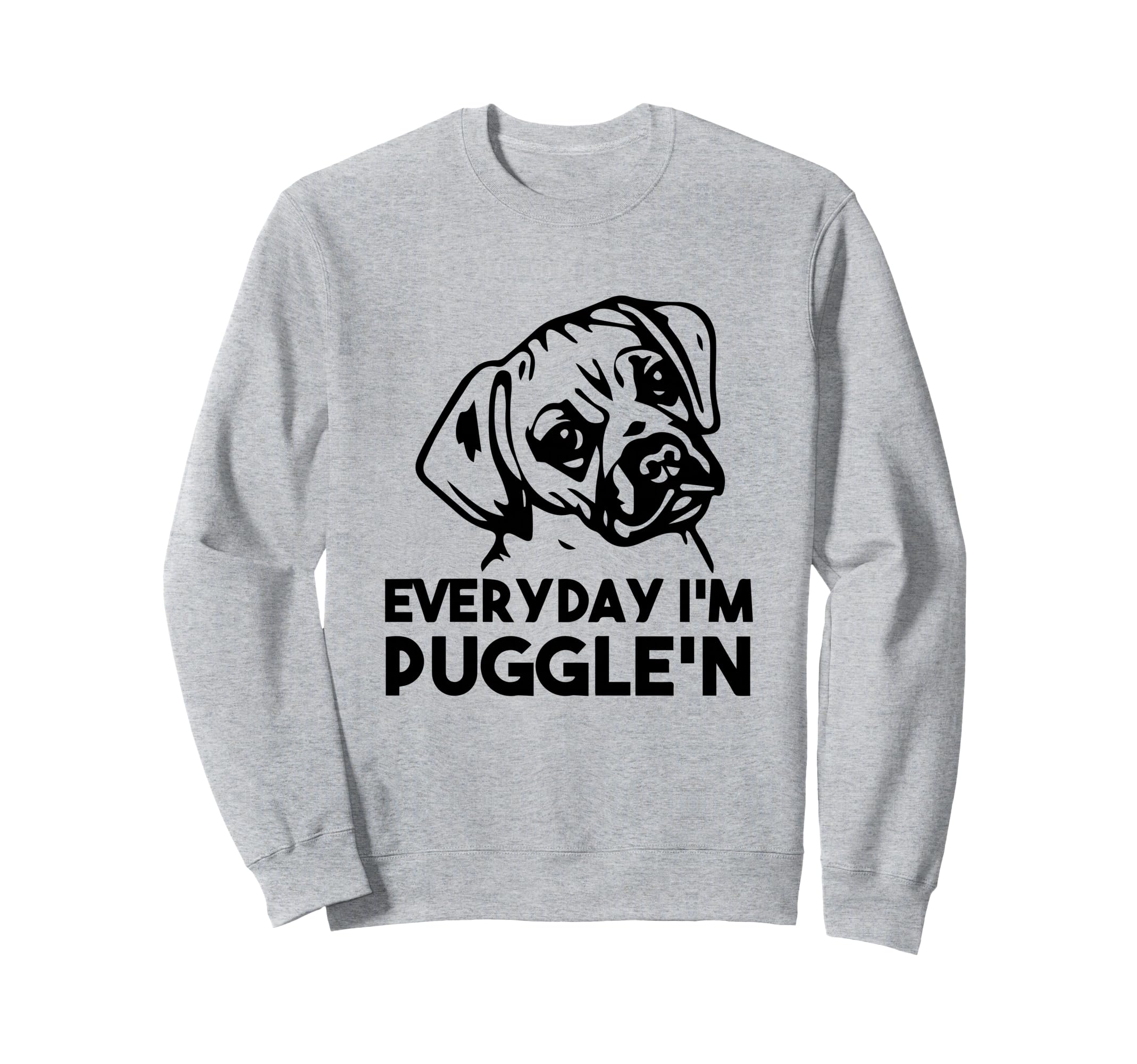 Pug Dog Mom Pug Lover Puggle Mom Dad Sweatshirt - Aesthetic Graphic Unisex - T-Shirt, Sweatshirt, Hoodie