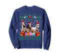Ugly Santa Hat Horse Lover Animal Sweatshirt - Graphic Print Men Women - T-Shirt, Sweatshirt, Hoodie
