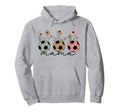 Soccer Mama Mom Wildflower Floral Hoodie - Custom Art Print Men Women - T-Shirt, Sweatshirt, Hoodie
