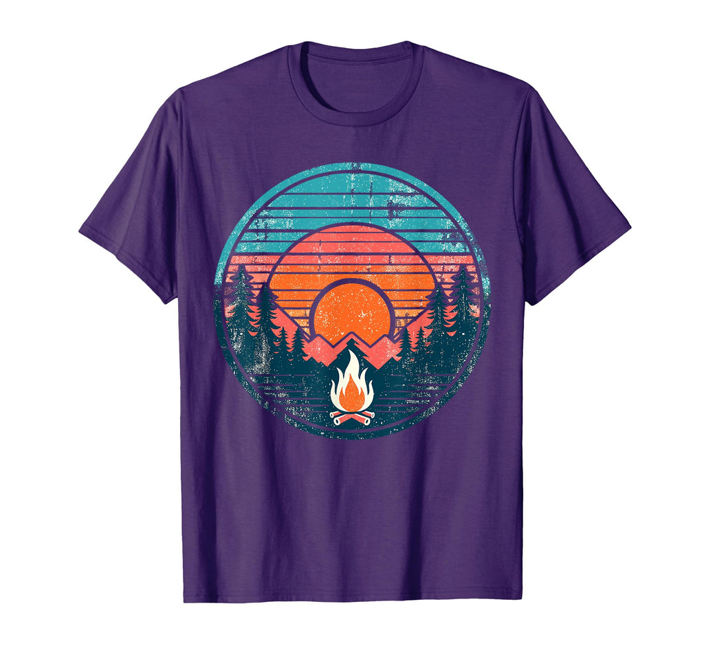 Campfire Camping Camper Outdoor Camp T-Shirt - Graphic Print for Adults - T-Shirt, Sweatshirt, Hoodie