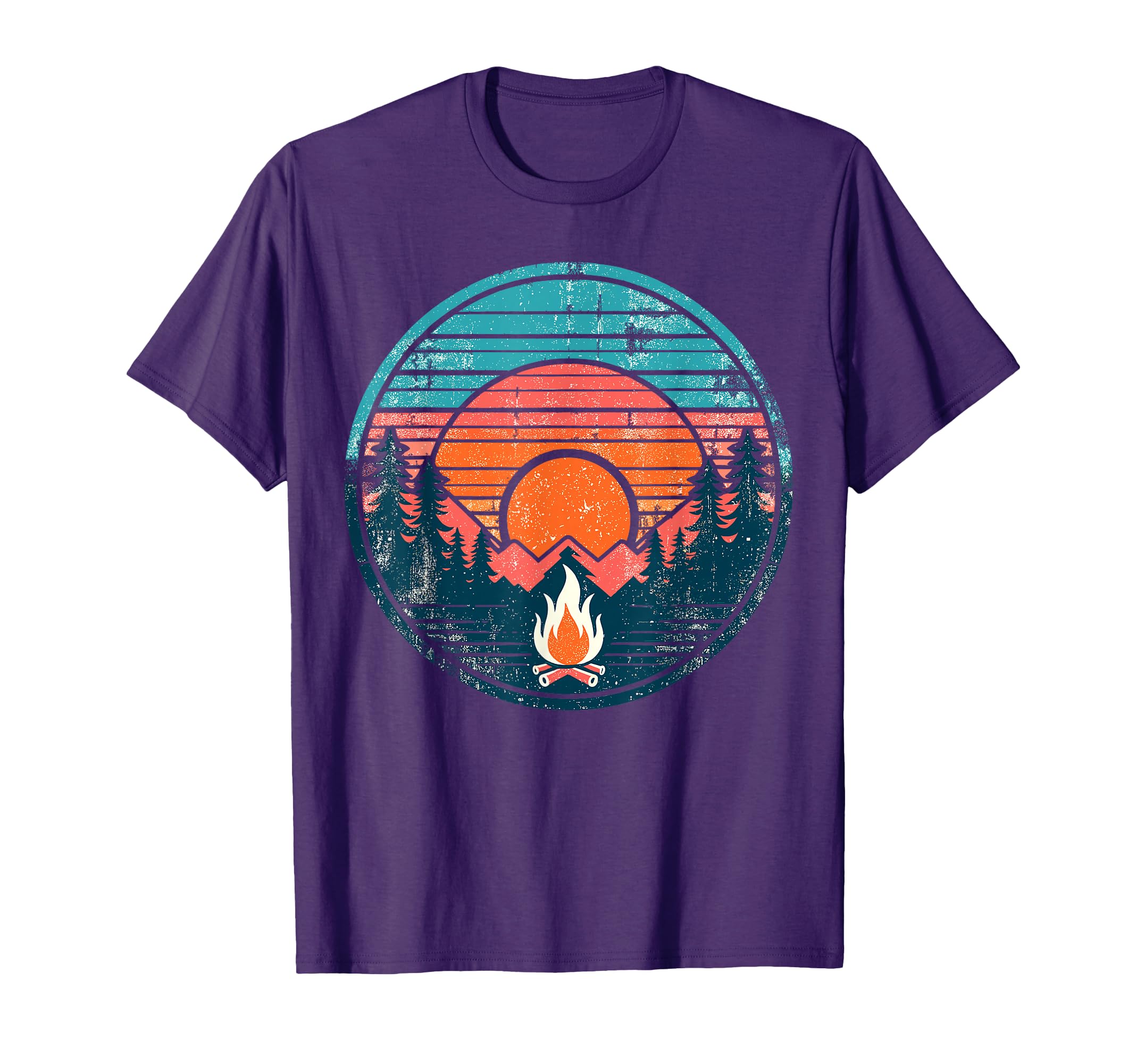 Campfire Camping Camper Outdoor Camp T-Shirt - Graphic Print for Adults - T-Shirt, Sweatshirt, Hoodie