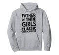Twin Dad Funny Daddy Fathers Day Hoodie - Streetwear Style Unisex - T-Shirt, Sweatshirt, Hoodie