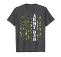 Mens Us Flag Army Dad Veteran Father T-Shirt - Minimalist Print Unisex - T-Shirt, Sweatshirt, Hoodie