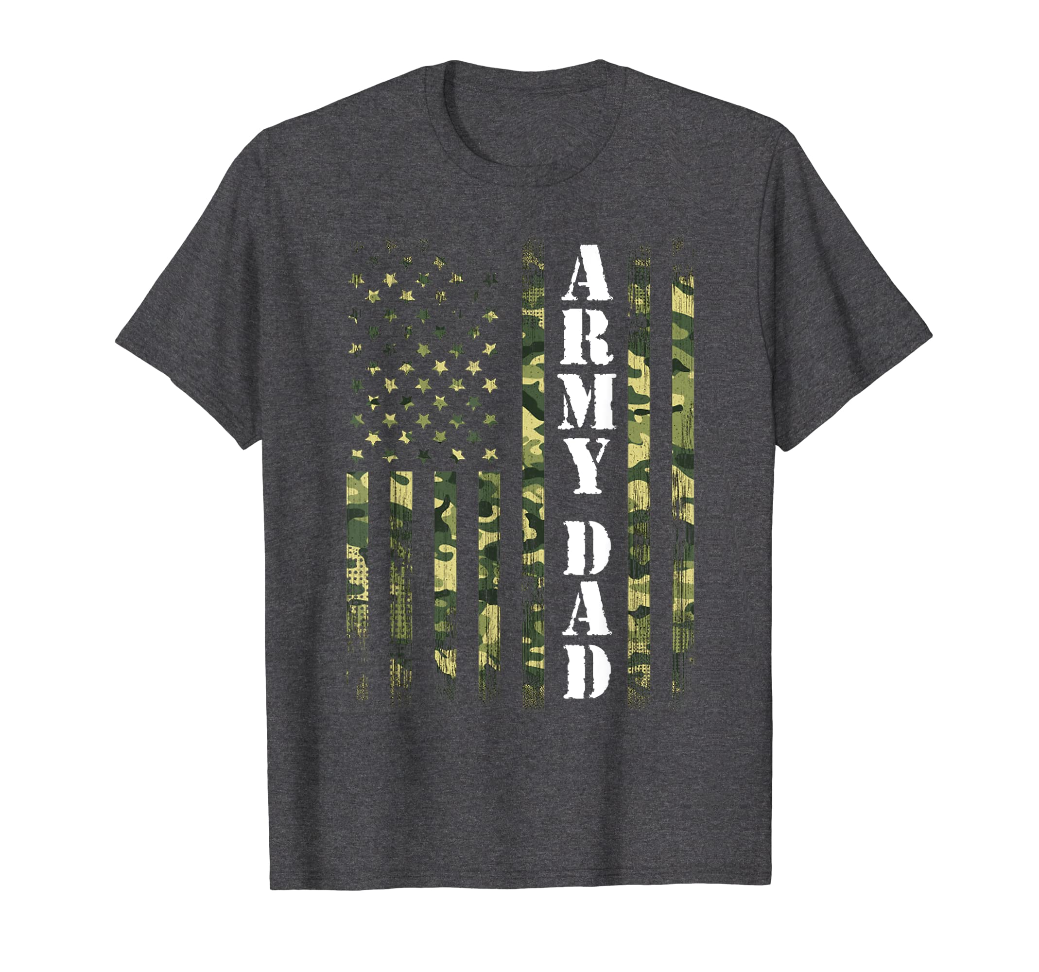 Mens Us Flag Army Dad Veteran Father T-Shirt - Minimalist Print Unisex - T-Shirt, Sweatshirt, Hoodie