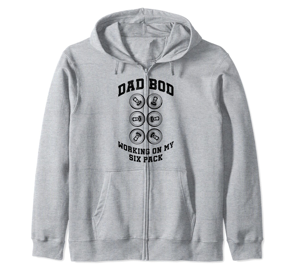 Funny Dad Bod Working My Six Pack T-Shirt - Fun Novelty Design Unisex - T-Shirt, Sweatshirt, Hoodie