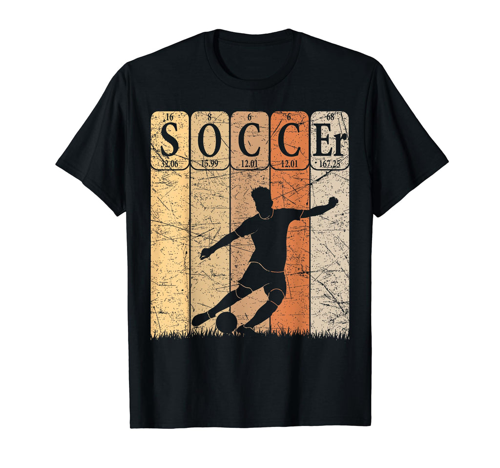 Soccer Periodic Table Elements T-Shirt - Casual Everyday Wear for Adults - T-Shirt, Sweatshirt, Hoodie