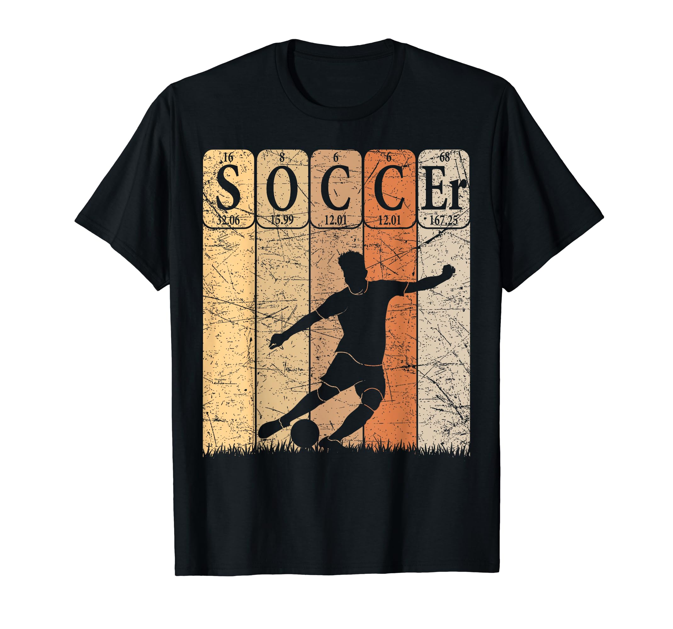 Soccer Periodic Table Elements T-Shirt - Casual Everyday Wear for Adults - T-Shirt, Sweatshirt, Hoodie