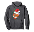 Football Santa Hat Football Lights Hoodie - Unique Graphic Men Women - T-Shirt, Sweatshirt, Hoodie