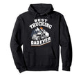 Best Truckin Dad Ever Funny Gift Road Hoodie - Unique Graphic Men Women - T-Shirt, Sweatshirt, Hoodie