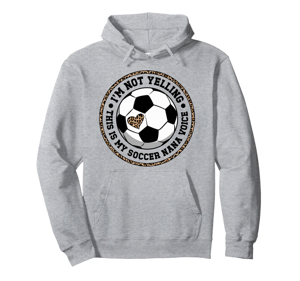 My Soccer Nana Voice Nana Soccer Player Hoodie - Graphic Print Men Women - T-Shirt, Sweatshirt, Hoodie