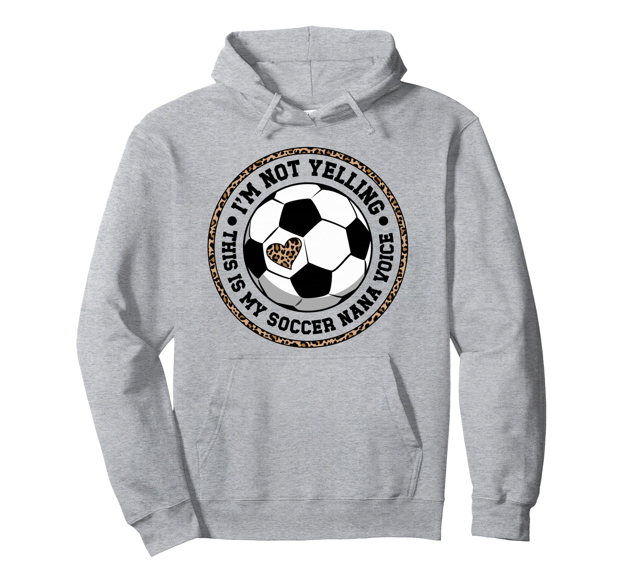 My Soccer Nana Voice Nana Soccer Player Hoodie - Graphic Print Men Women - T-Shirt, Sweatshirt, Hoodie