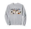 Black Cat Halloween Cowboy Ghost Sweatshirt - Unique Graphic Men Women - T-Shirt, Sweatshirt, Hoodie