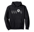 Soccer Heartbeat Hoodie - Aesthetic Graphic Unisex - T-Shirt, Sweatshirt, Hoodie