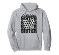 Soccer Sister Coquette Bow Soccer Hoodie - Custom Art Print for Adults - T-Shirt, Sweatshirt, Hoodie