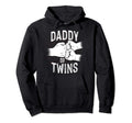 Dad Twins Fist Bump Hoodie - Trendy Graphic for Adults - T-Shirt, Sweatshirt, Hoodie