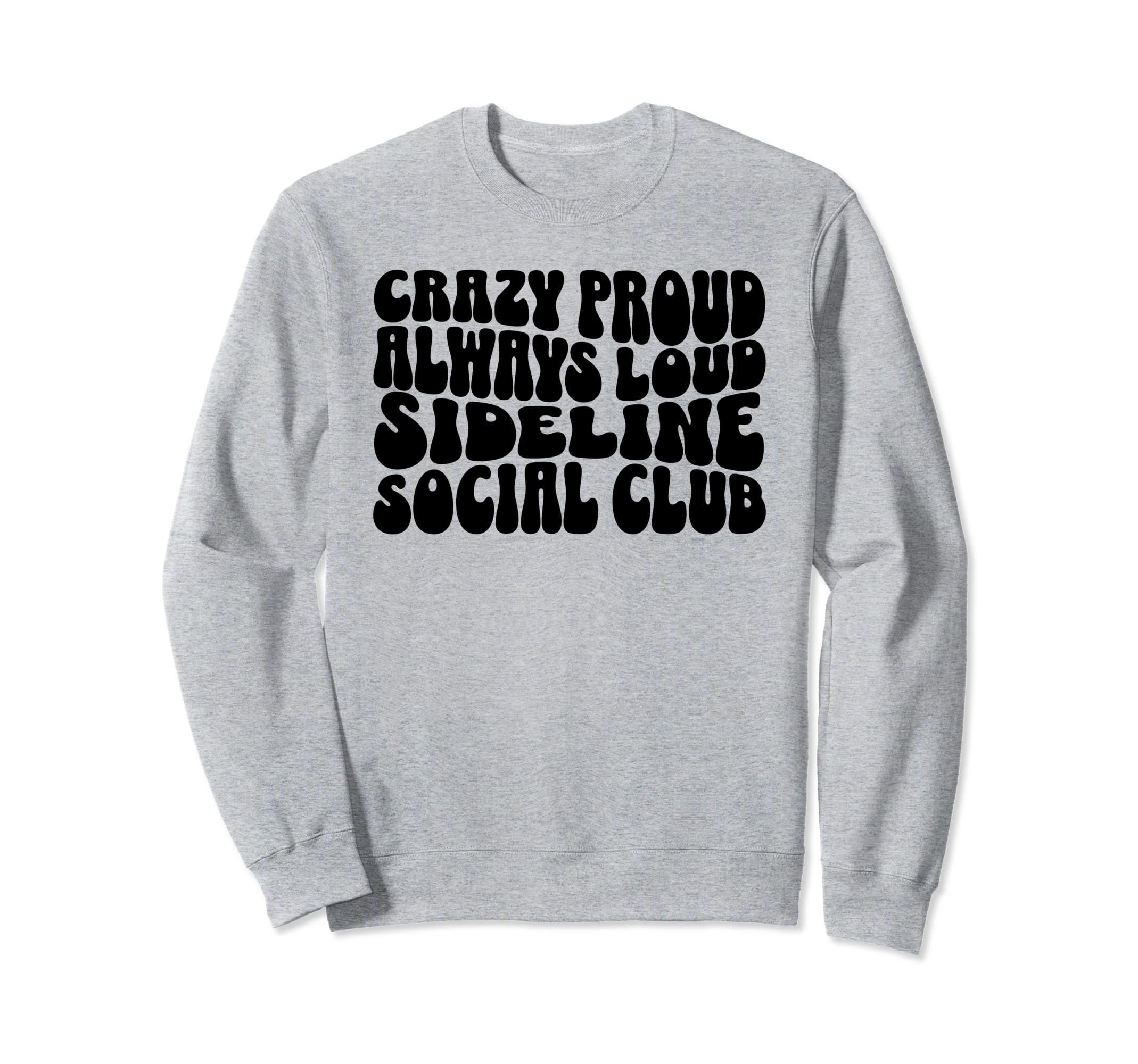 Sideline Social Club Soccer Mom Sweatshirt - Trendy Graphic Men Women - T-Shirt, Sweatshirt, Hoodie