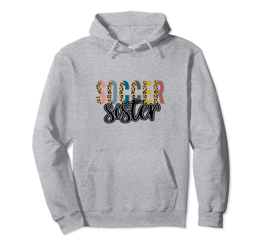 Soccer Sister Leopard Cheetah Trendy Hoodie - Trendy Graphic Men Women - T-Shirt, Sweatshirt, Hoodie