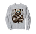Papa Bear Funny Mechanic Bears Sweatshirt - Fun Novelty Design for Adults - T-Shirt, Sweatshirt, Hoodie