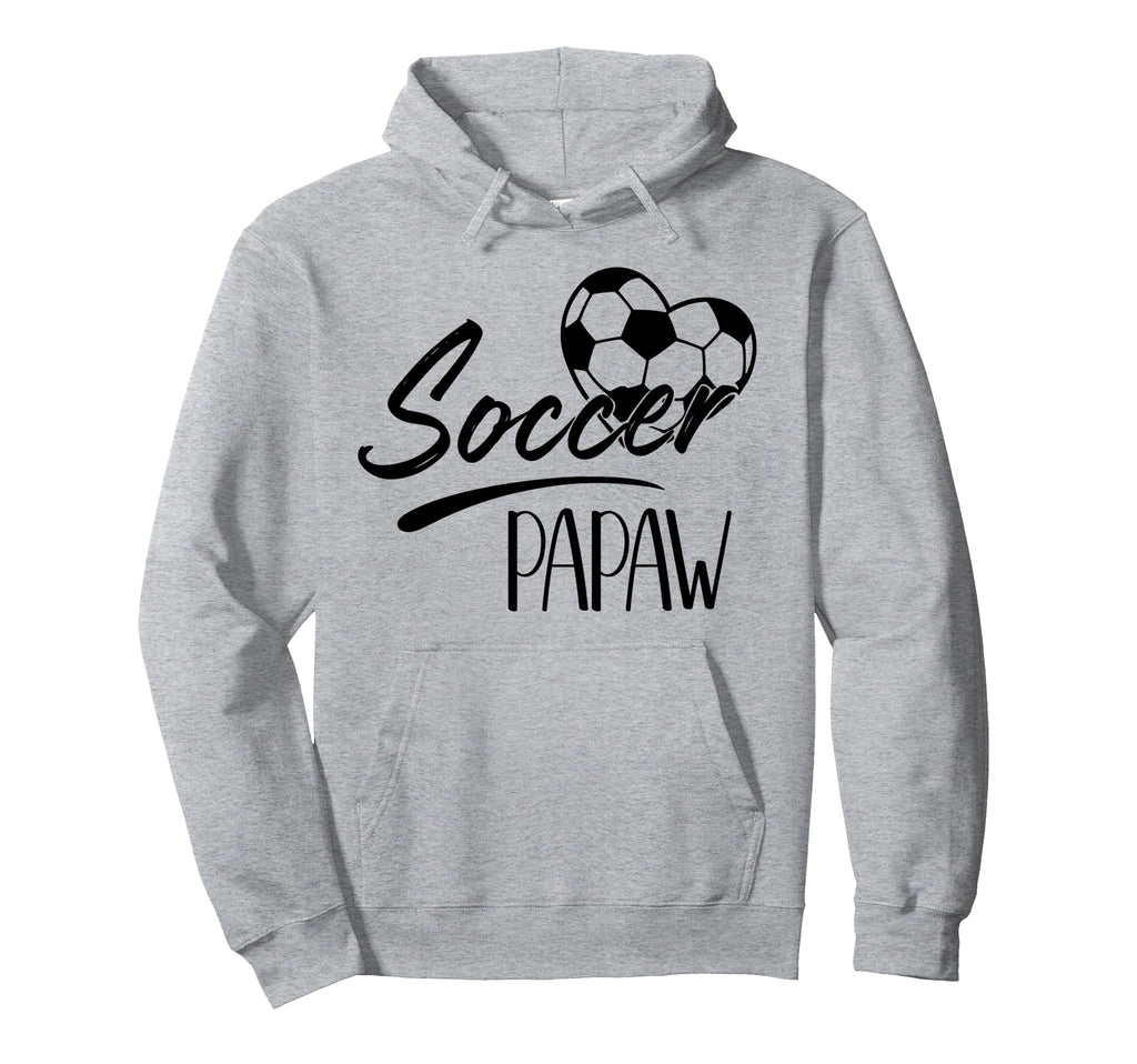 Soccer Papaw Heart Family Matching Team Hoodie - Aesthetic Graphic Unisex - T-Shirt, Sweatshirt, Hoodie