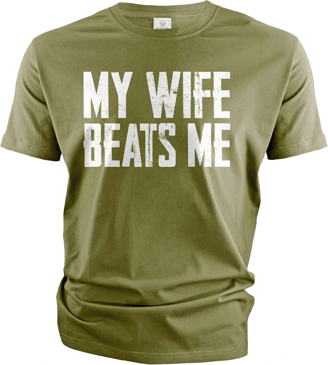 Men's Funny Husband Birthday Sarcastic My Wife Beats - Adult & Kids T-Shirts, Sweatshirts & Hoodies apparel design preview 1