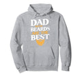 Best Bearded Dad Funny Beard Lover Hoodie - Minimalist Print Unisex - T-Shirt, Sweatshirt, Hoodie