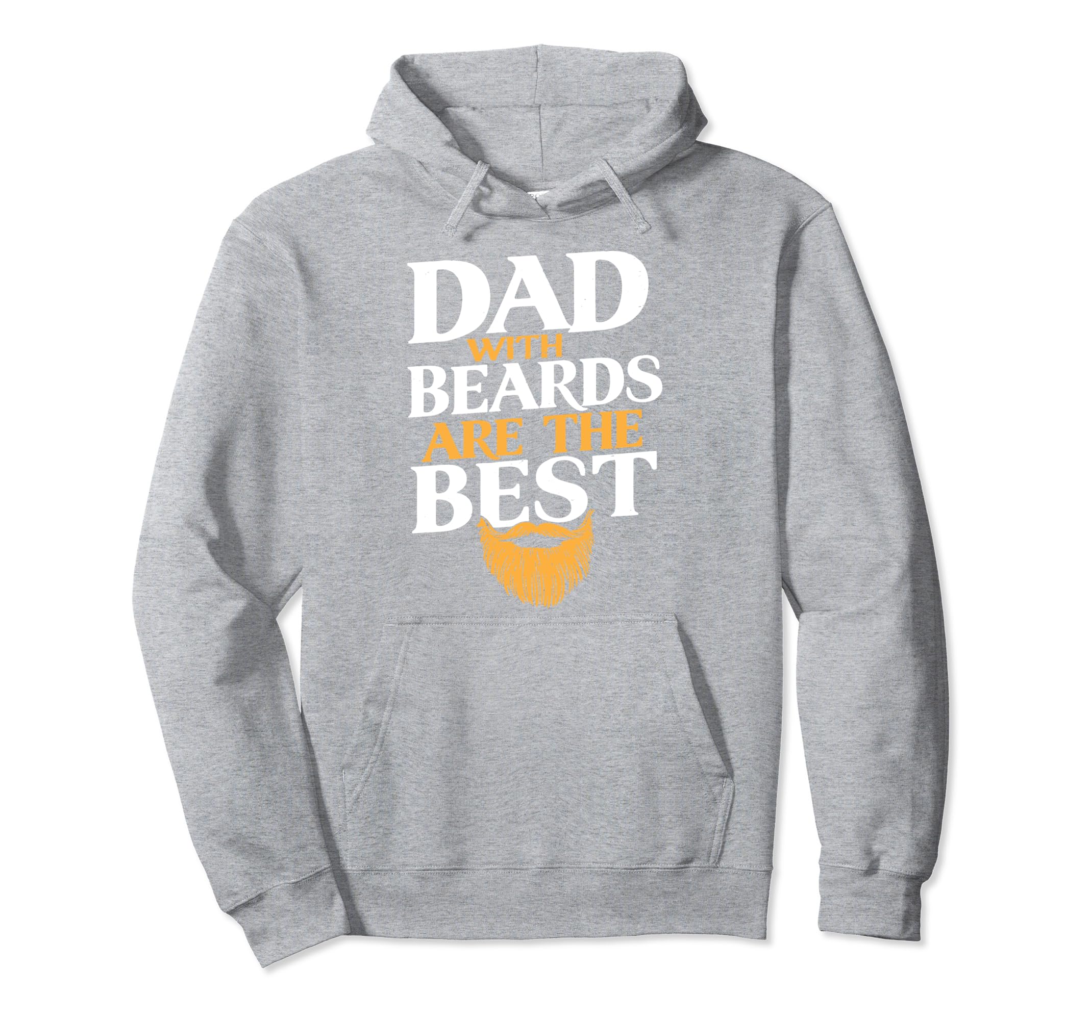 Best Bearded Dad Funny Beard Lover Hoodie - Minimalist Print Unisex - T-Shirt, Sweatshirt, Hoodie