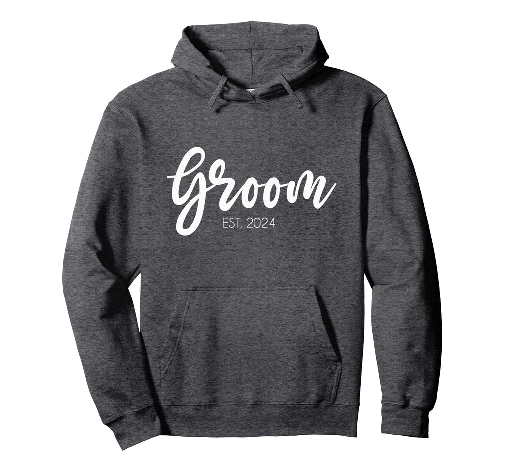Wedding Matching Gifts Groom Est 2024 Hoodie - Fun Novelty Design Unisex - T-Shirt, Sweatshirt, Hoodie
