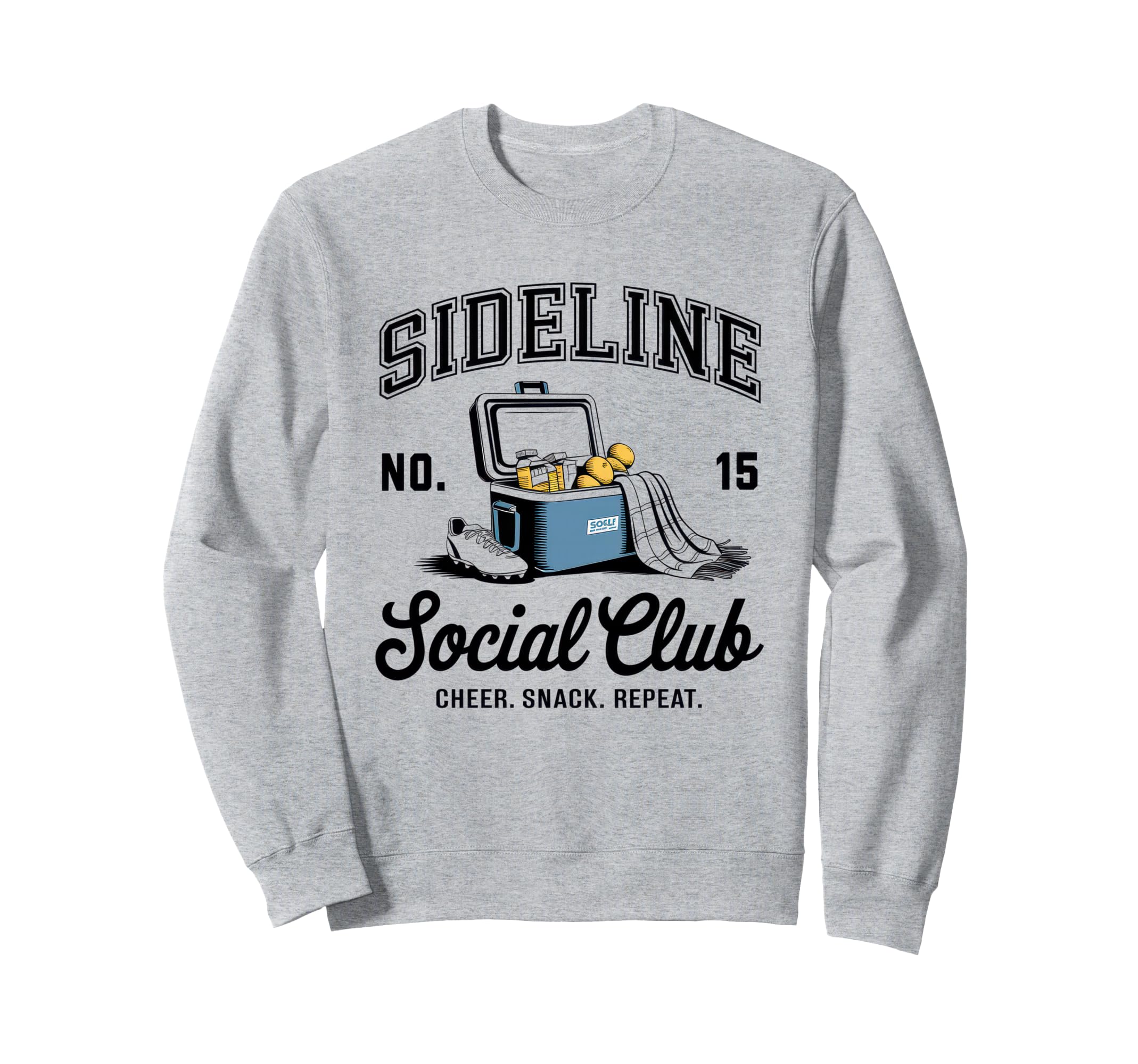 Sideline Social Club Soccer Mom Sweatshirt - Custom Art Print Men Women - T-Shirt, Sweatshirt, Hoodie