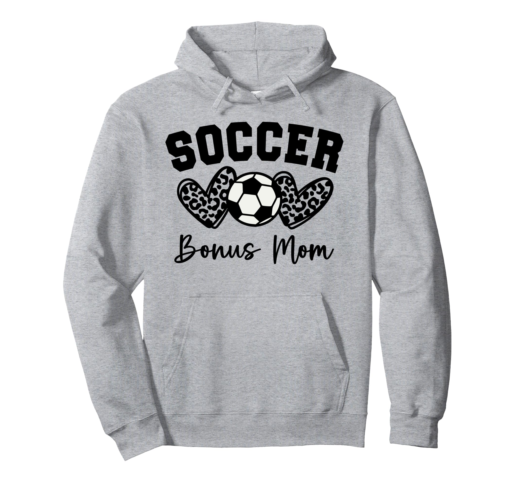 Soccer Bonus Mom Matching Family Soccer Hoodie - Graphic Print Unisex - T-Shirt, Sweatshirt, Hoodie