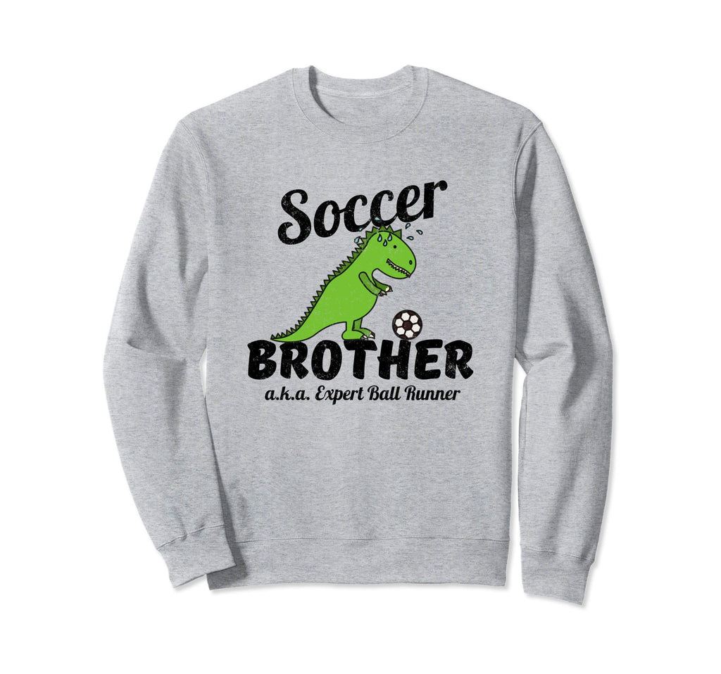 Little Brother Soccer Ball Runner Sweatshirt - Custom Art Print for Adults - T-Shirt, Sweatshirt, Hoodie