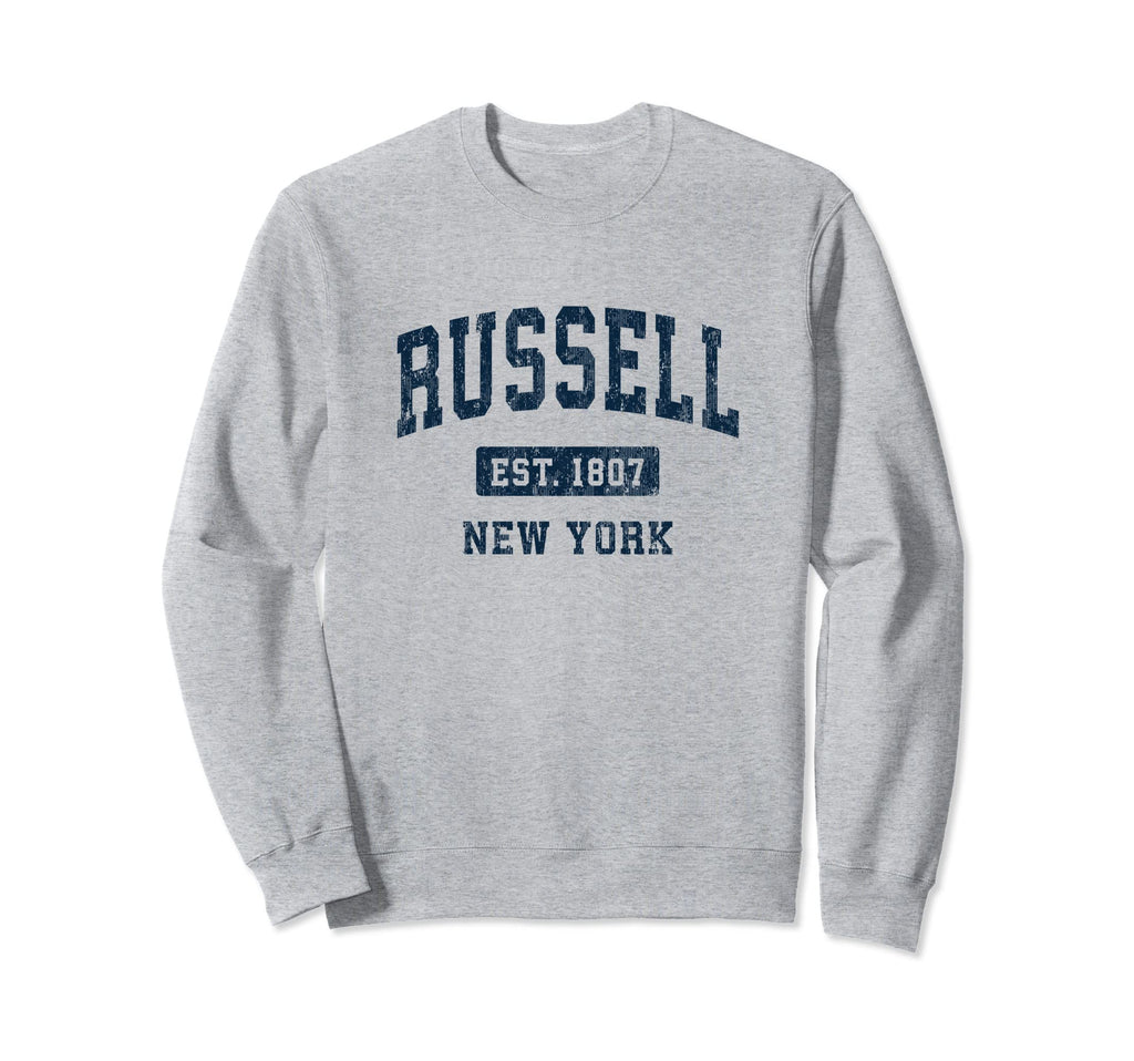 Russell New York Ny Athletic Sweatshirt - Fun Novelty Design for Adults - T-Shirt, Sweatshirt, Hoodie
