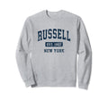 Russell New York Ny Athletic Sweatshirt - Fun Novelty Design for Adults - T-Shirt, Sweatshirt, Hoodie