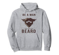 Never Shave Your Beard Funny Bearded Dad Hoodie - Graphic Print for Adults - T-Shirt, Sweatshirt, Hoodie