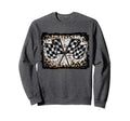 Racing Flags Racer Checkered Race Sweatshirt - Aesthetic Graphic Men Women - T-Shirt, Sweatshirt, Hoodie