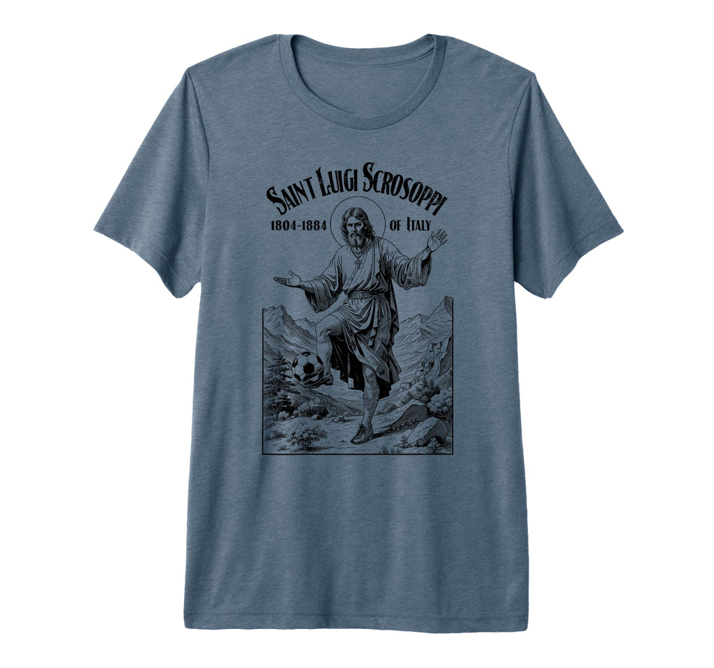 Soccer Player Patron Saint Luigi T-Shirt - Novelty Apparel Men Women - T-Shirt, Sweatshirt, Hoodie
