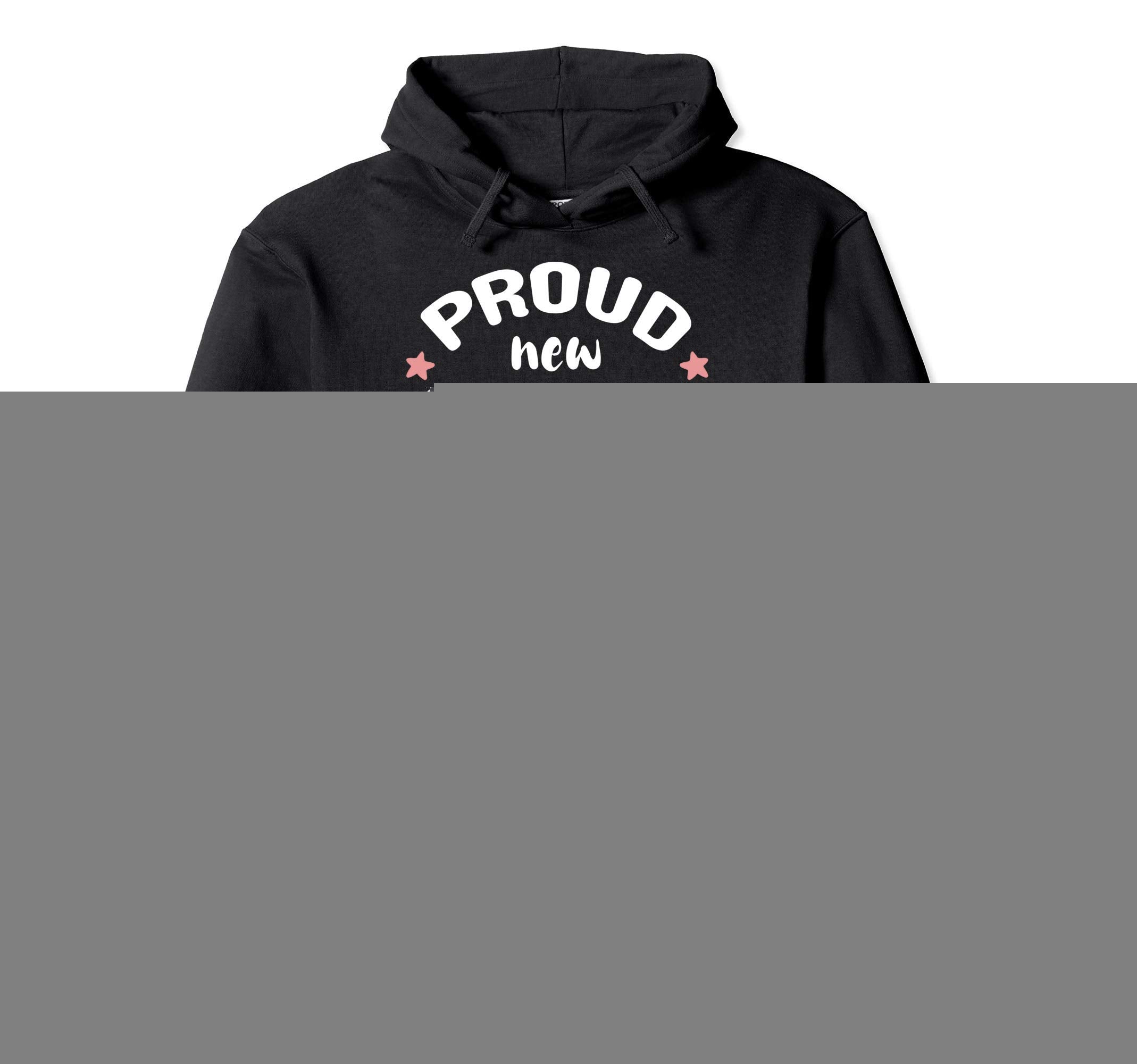 Proud New Dad Its Promoted To Daddy Hoodie - Graphic Print for Adults - T-Shirt, Sweatshirt, Hoodie