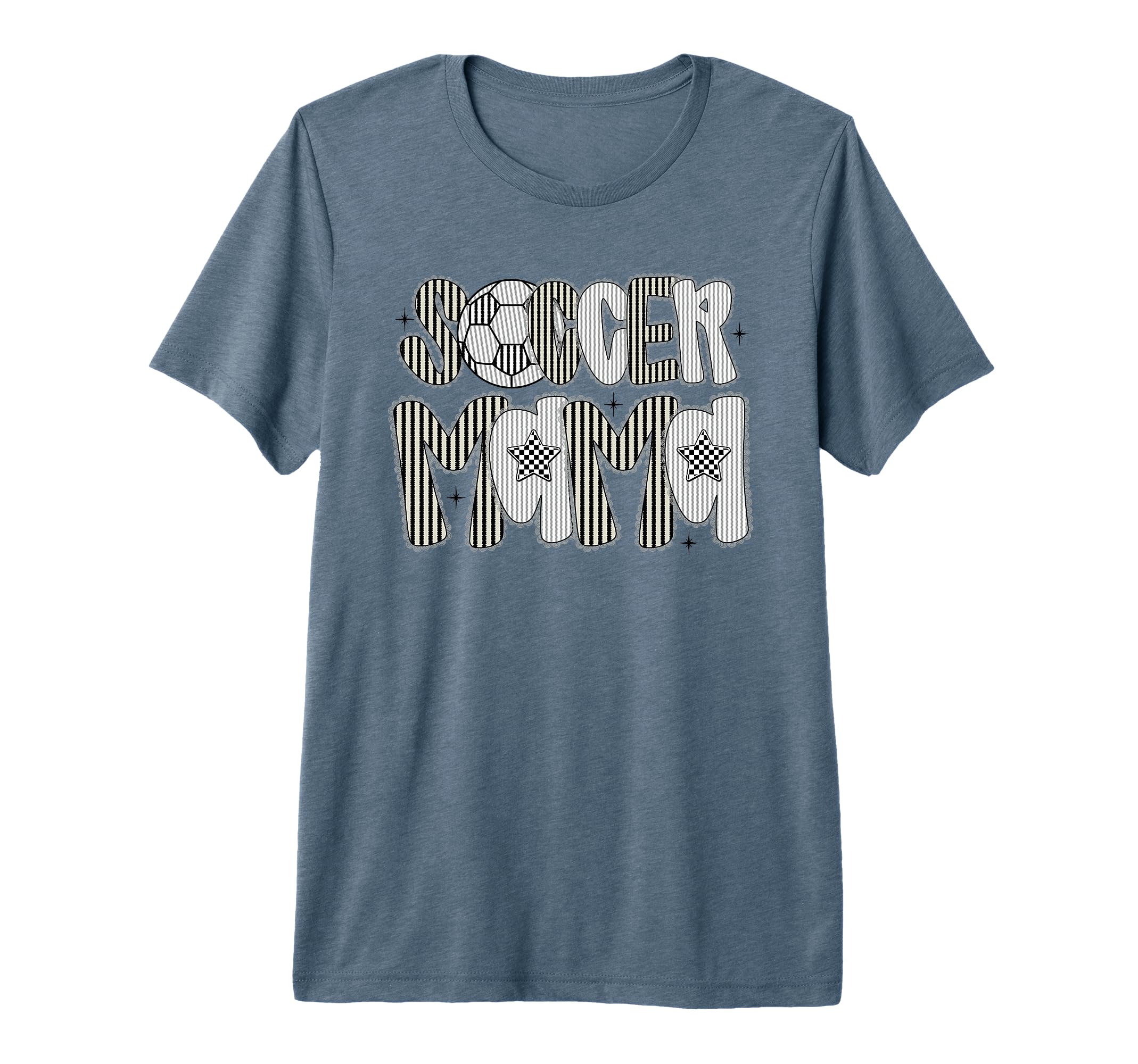 Soccer Mama Lace Mothers Day Soccer T-Shirt - Fun Novelty Design Men Women - T-Shirt, Sweatshirt, Hoodie