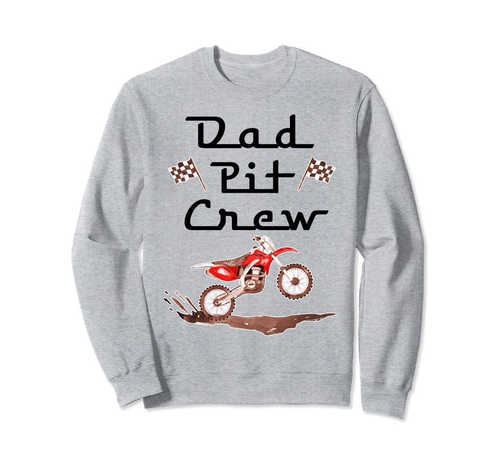 Dirt Bike Birthday Party Racing Sweatshirt - Fun Novelty Design Unisex - T-Shirt, Sweatshirt, Hoodie
