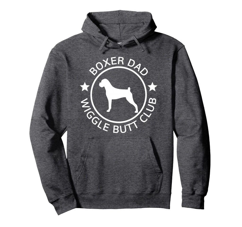 Funny Boxer Dad Wiggle Butt Club Hoodie - Fun Novelty Design Men Women - T-Shirt, Sweatshirt, Hoodie