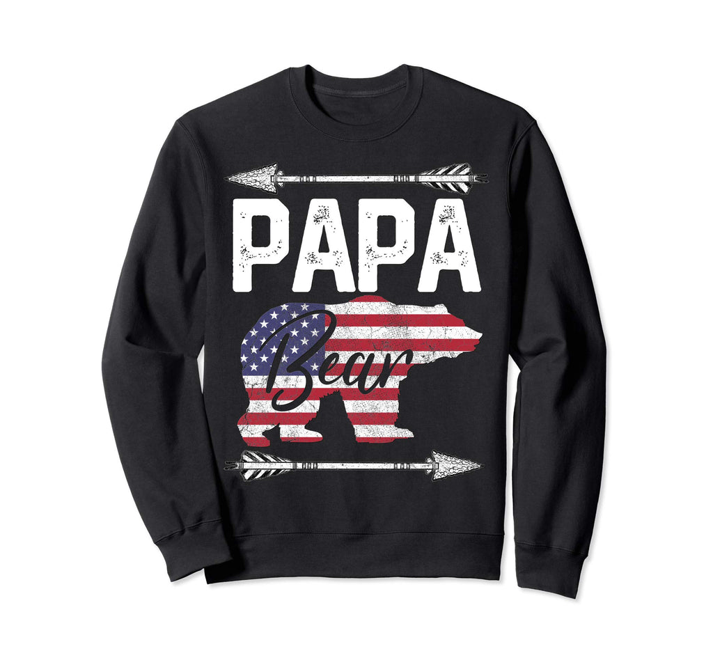 Fathers Day Gift Papa Bear Dad Sweatshirt - Novelty Apparel Men Women - T-Shirt, Sweatshirt, Hoodie